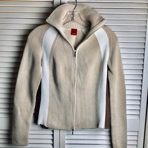 ESPRIT HEAVY KNIT ZIP SWEATER